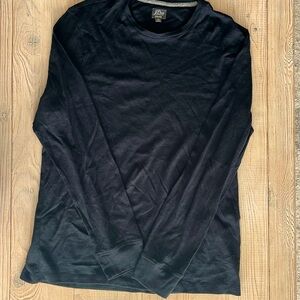 JCrew Men’s XL Black Long Sleeve Sweater